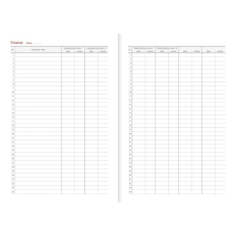 Kalendarz nauczyciela książkowy (terminarz) PCV EKO bezbarwny A5 Wydawnictwo Wokół Nas (A5TN078B)