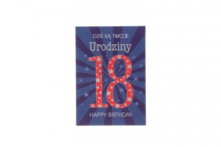 Kartka składana 18-stka Extra B6 Pol-mak (b6x)