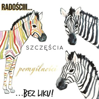 Kartka składana KARNET HS ZEBRY C5 Henry (5907465665872)