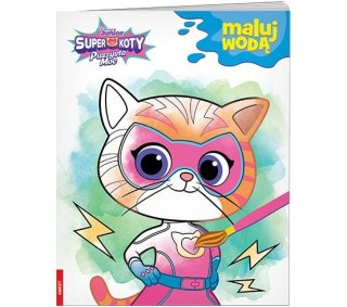 Książka dla dzieci Disney Superkoty MALUJ WODĄ Ameet (MW 9122)
