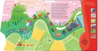 Książka dla dzieci dźwiękowa LOKOMOTYWA Morex