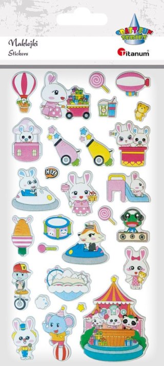 Naklejka (nalepka) Craft-Fun Series wypukłe Titanum (5065)