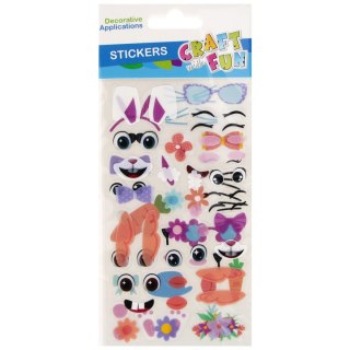 Naklejka (nalepka) Twarze Craft With Fun (553724)