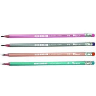 Ołówek z gumką trójkątny perłowy Titanum (T-OŁ-PERŁ4)