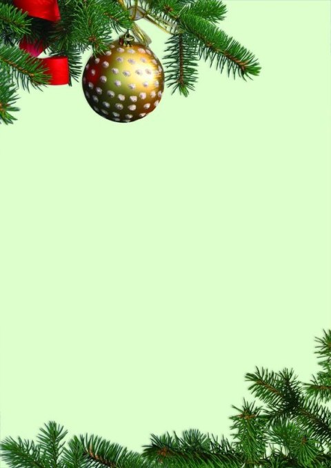 Papier ozdobny (wizytówkowy) Choinka A4 Galeria Papieru (231910)