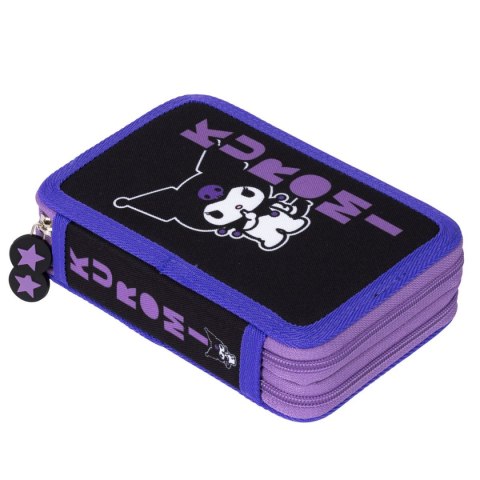 Piórnik KUROMI BLACK St.Majewski (podwójny)