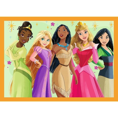 Puzzle Disney Princess Bajkowe historie 4w1 el. Trefl (34651)