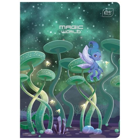 Zeszyt METALIC FANTASY A5 16k. 70g krata Interdruk