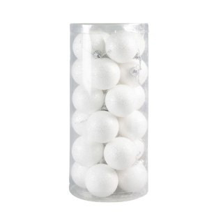 Bombki zestaw lśniących bombek plastik Arpex (BN0356)