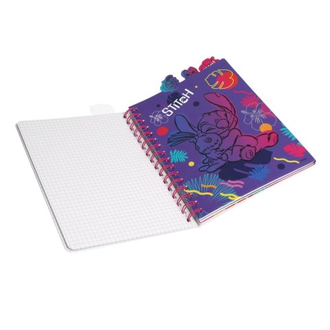 Kołobrulion Stitch z głowkami A5 100k. krata Patio (91736PTR)