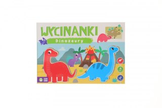 Książeczka edukacyjna Wycinanki. Dinozaury Zielona Sowa