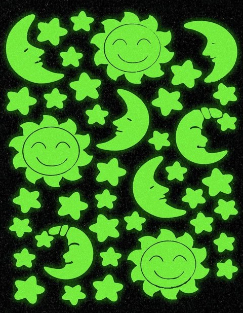 Naklejka (nalepka) Craft-Fun Series Niebo świecące w ciemności Titanum (YG-07)