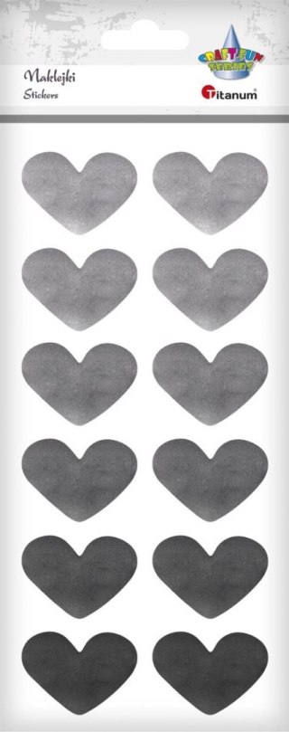 Naklejka (nalepka) Craft-Fun Series Serduszka Titanum (MGP-01)