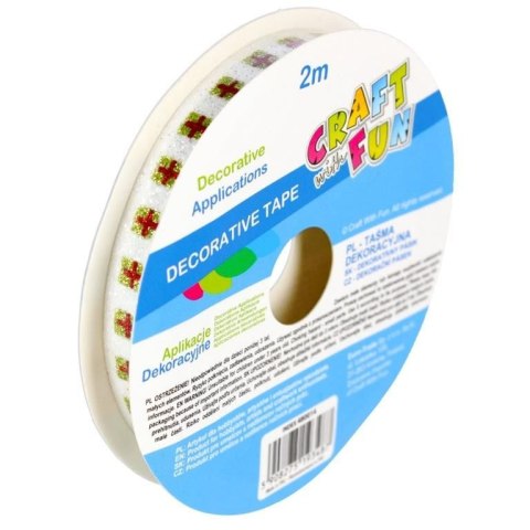 Taśma ozdobna 2x10 [mm x m] mix Craft With Fun (480014)
