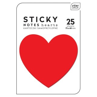 Zakładki indeksujące HEARTS 75X68 [mm:] 76x68 Interdruk (5902277327154)