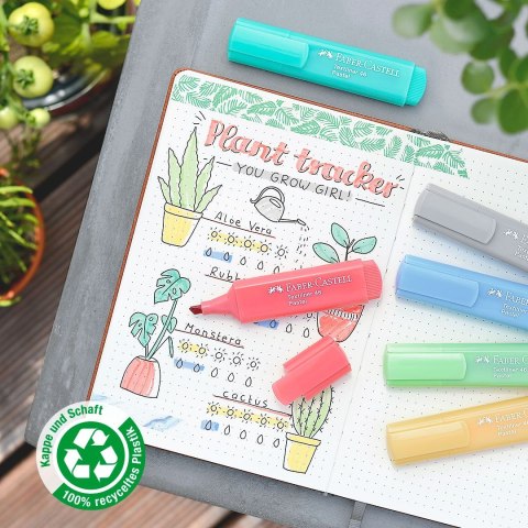 Zakreślacz Pastel wkład mix 5mm Faber Castell (FC154681)