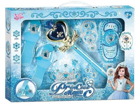 Zestaw piękności buty, różdżka ze światłem, diadem, biżuteria Adar (603370)