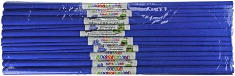 Bibuła marszczona marszczona 17 niebieska ciemna 500mm x 2000mm Fun&Joy