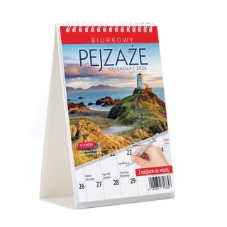 Kalendarz biurkowy miesięczny Pejzaże 240mm x 150mm Press (5904830713602)