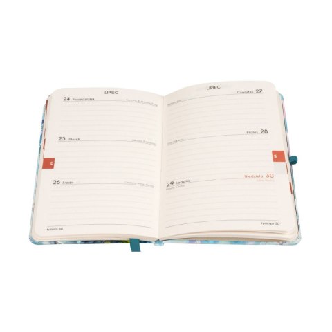 Kalendarz książkowy (terminarz) 2026 BOTANICAL TDW A6 Antra (FLORA)