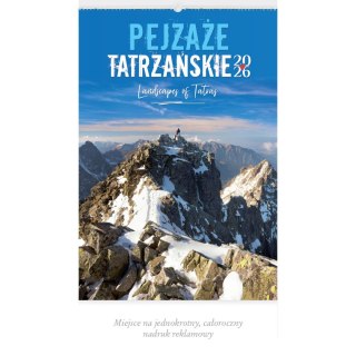 Kalendarz ścienny PEJZAŻE TATRZAŃSKIE 13-planszowe 2024 320mm x 470mm Lucrum (RW05)