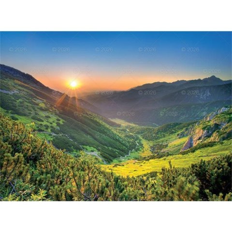 Kalendarz ścienny PEJZAŻE TATRZAŃSKIE 13-planszowe 2024 320mm x 470mm Lucrum (RW05)