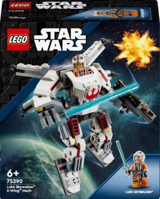 Klocki konstrukcyjne Star Wars Mech X-Wing Lukea Skywalkera Lego (75390)