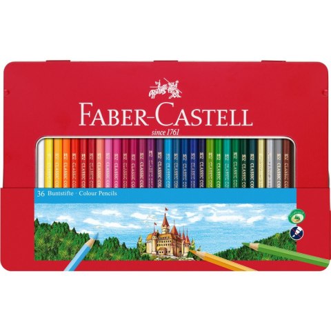 Kredki ołówkowe zamek 36 kol. Faber-Castell (115886 FC)
