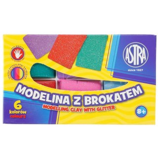 Modelina 6 kol. brokatowa Astra (304109001)