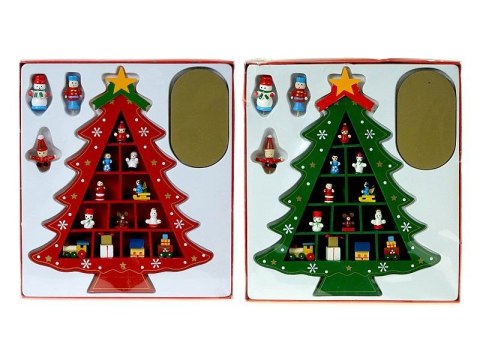 Ozdoba świąteczna choinka drewniana Adar (584624)