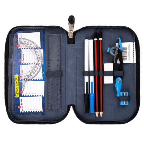 Piórnik BLACK CATS podwójny 5903235664649 St.Right (z wyposażeniem)