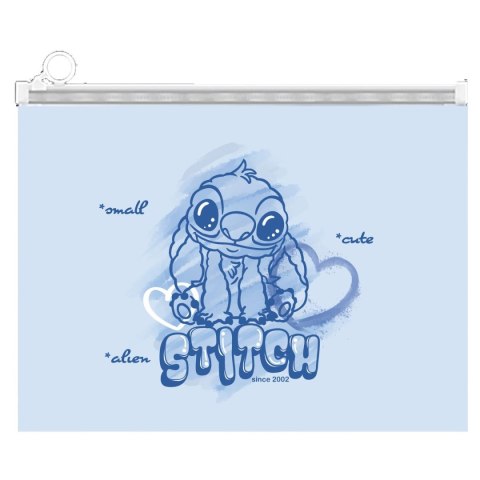 Teczka plastikowa na suwak Stitch A4 mix Beniamin