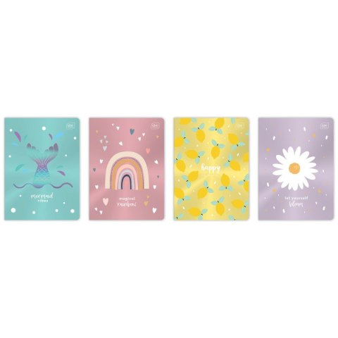 Zeszyt Metalic A5 32# A4 32k. 70g krata (5902277326744)