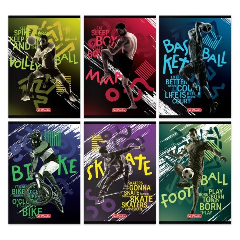 Zeszyt Sport A5 80k. linia Herlitz (9553991)