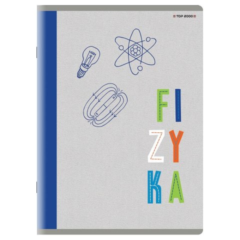 Zeszyt fizyka A5 60k. 80g krata [mm:] 150x210 TOP-2000 (400160589)