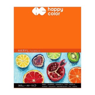 Blok artystyczny A4 360g 10k Happy Color (HA 7836 2030-A10)