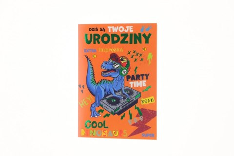 Kartka składana Urodziny dziecięce B6 Pol-mak (B6LUX_URDZIE)