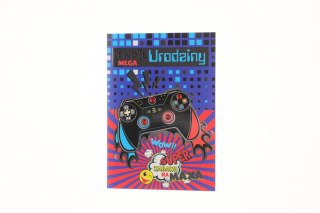 Kartka składana Urodziny dziecięce B6 Pol-mak (B6LUX_URDZIE)