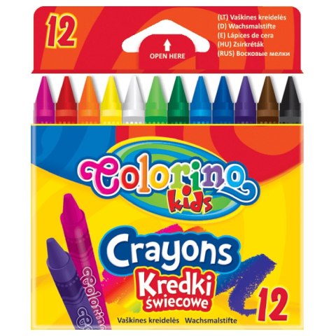 Kredki świecowe Colorino 12 kol. Patio (11138)