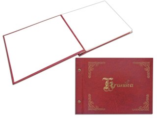 Kronika złocona bordowy 200k. [mm:] 415x297 Warta (1829-319-001)