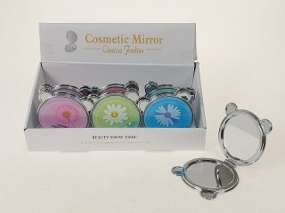 Lusterko 7cm kwiatek mix Adar (604131)