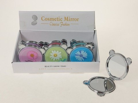 Lusterko 7cm kwiatek mix Adar (604131)