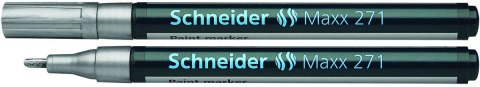 Marker olejowy Maxx 271 wkład srebrny 1,0-2,0mm okrągła końcówka Schneider (SR127154)