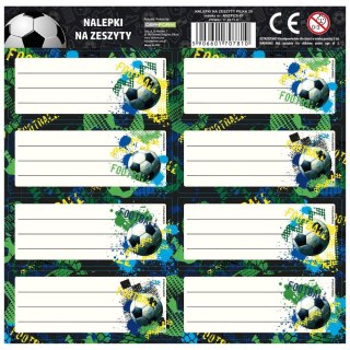 Naklejka na zeszyt Piłka Derform (NNZPI20)
