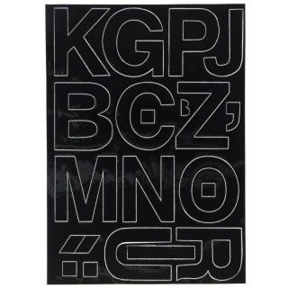 Naklejka (nalepka) litery samoprzylepne carne (60mm)