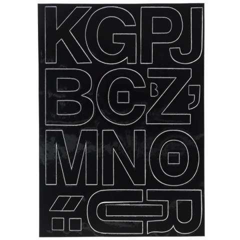 Naklejka (nalepka) litery samoprzylepne carne (60mm)