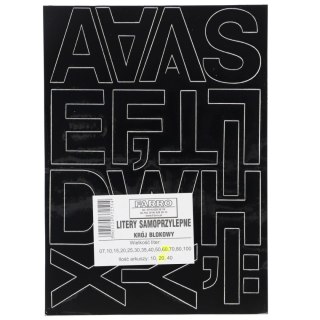 Naklejka (nalepka) litery samoprzylepne carne (60mm)