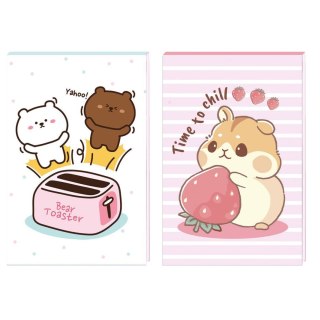 Notes (notatnik) dziewczynka A7 30k. krata Beniamin