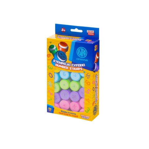 Pieczątka nauka liczenia,cyferki Astra (334025012)