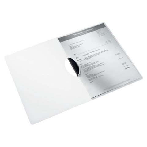Skoroszyt Wow ColorClip A4 biały plastik Leitz (41850001)